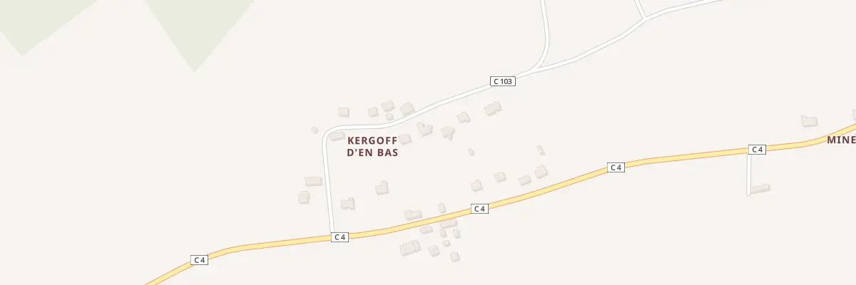 Plan du 5067 Kergoff à Lanvénégen