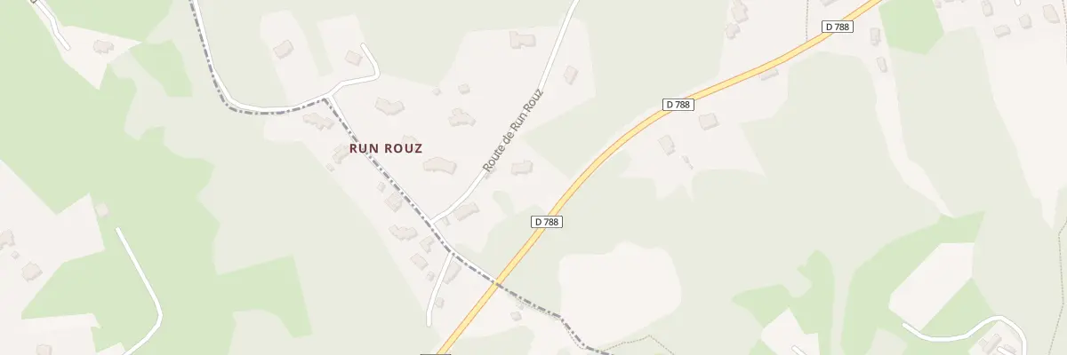 Plan du 7934 Run Rouz à Trégastel