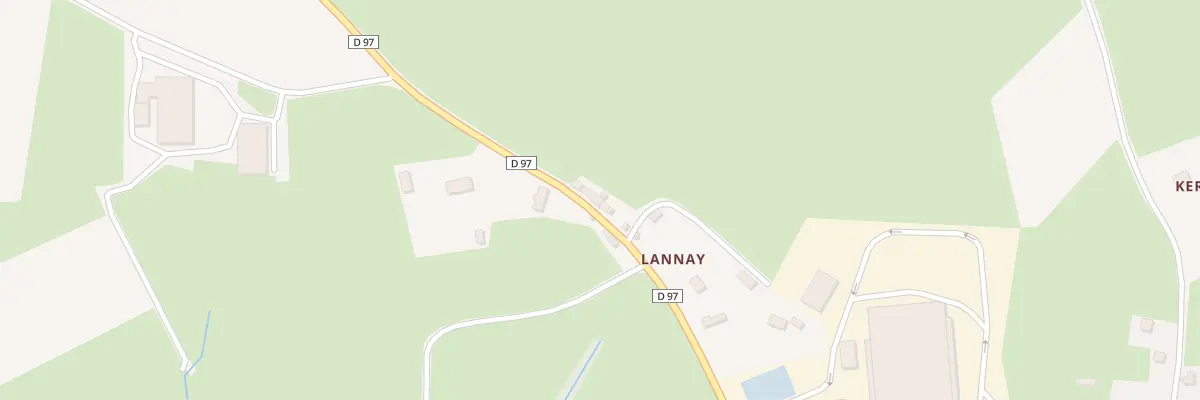 Plan du 7 Lannay à Merdrignac