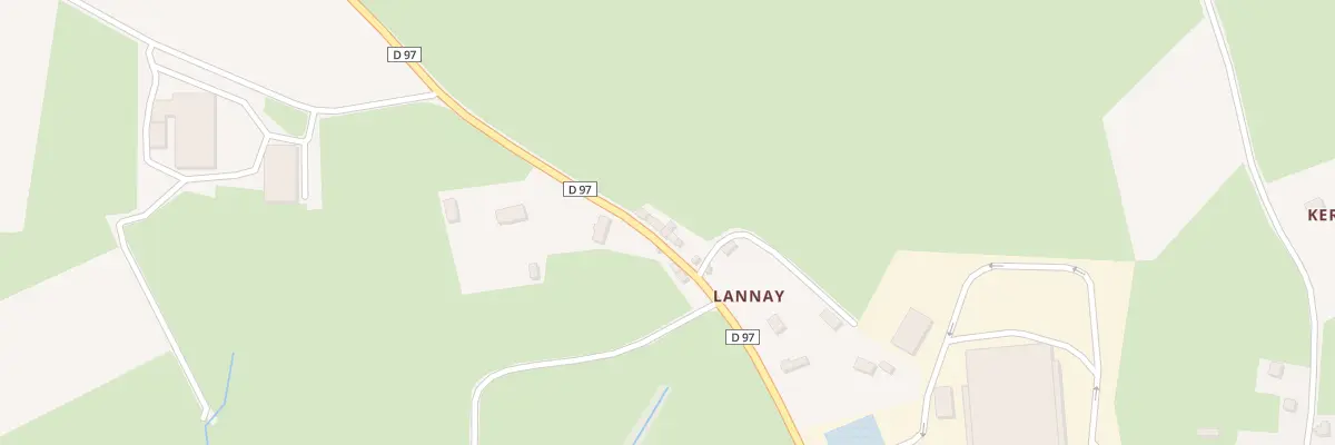 Plan du 8 Lannay à Carnoët