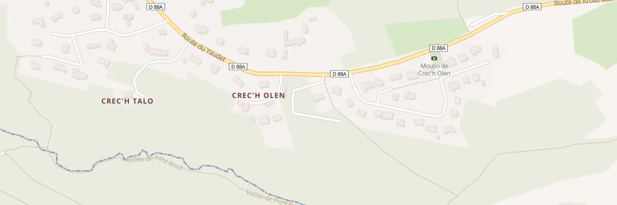 Plan du 1 Rte du Yaudet à Ploulec’h