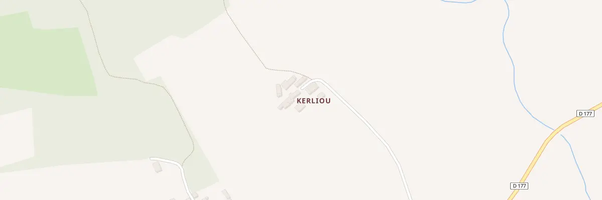 Plan du 5173 Kerliou à Lanvénégen
