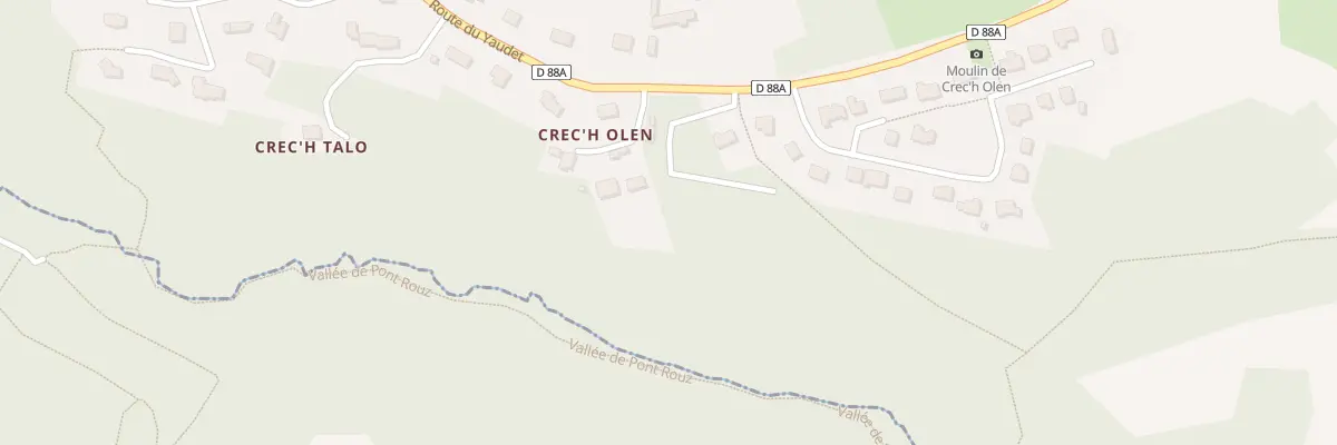 Plan du 6 Imp de Crech Olen à Ploulec’h
