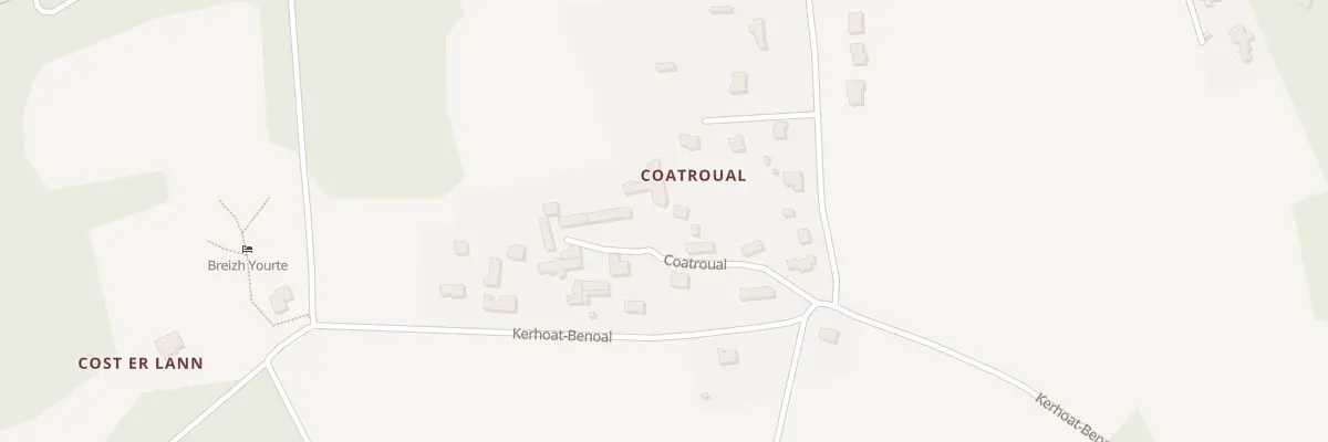 Plan du 6 Imp de Coatroual à Guidel