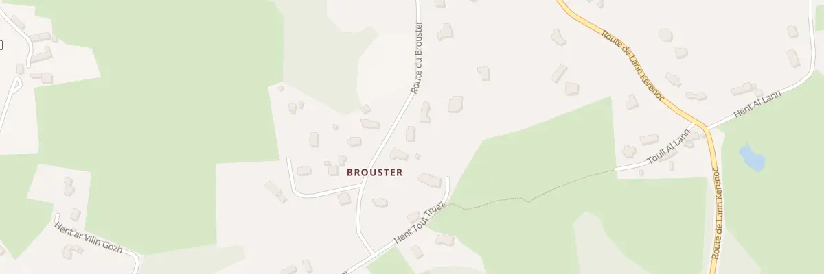 Plan du 11 Rte du Brouster à Pleumeur-Bodou