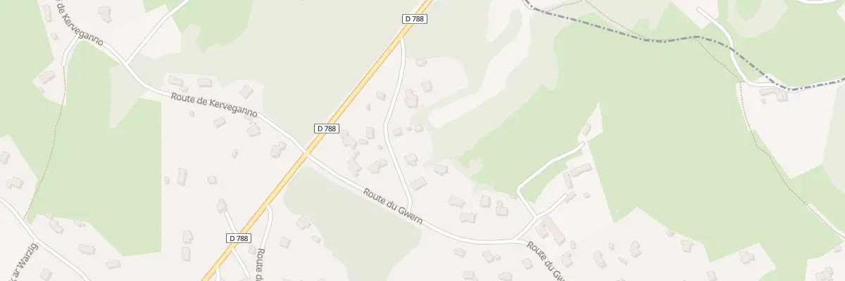 Plan du 5 Che du Gwern à Pleumeur-Bodou
