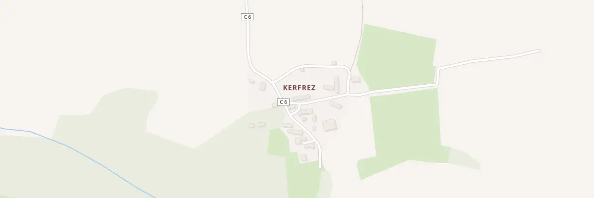 Plan du 1 Kerfreze à Tréogan