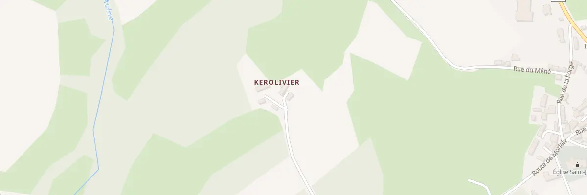 Plan du 2 Kerolivier à Lohuec