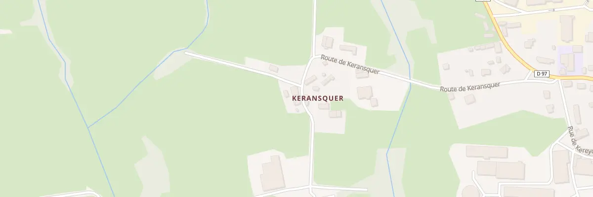Plan du 6 Keransquer à Carnoët