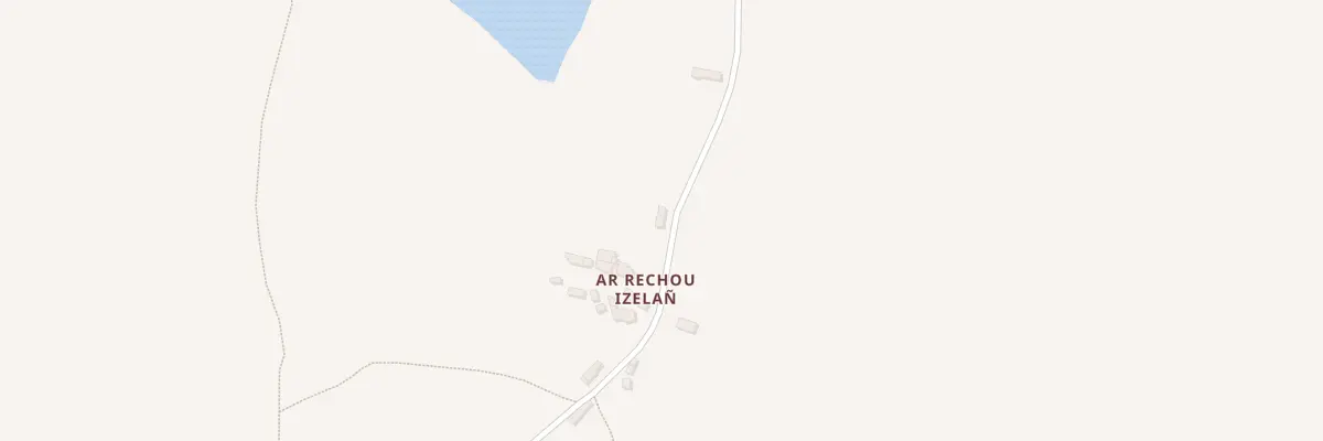 Plan du 2 Rechou Izelan à Plounérin