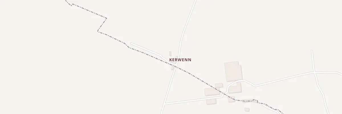 Plan du 5366 Kervren à Plouzélambre
