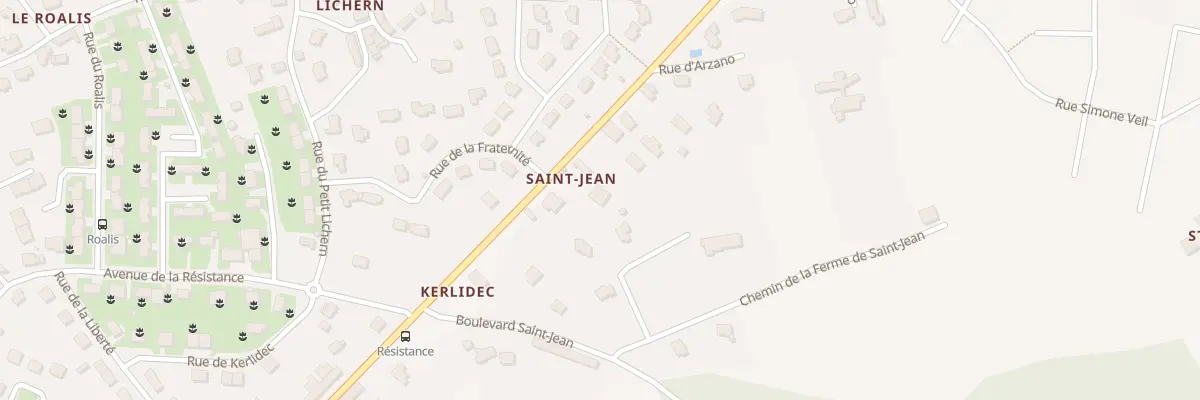 Plan du 64B Rue d’Arzano à Quimperlé