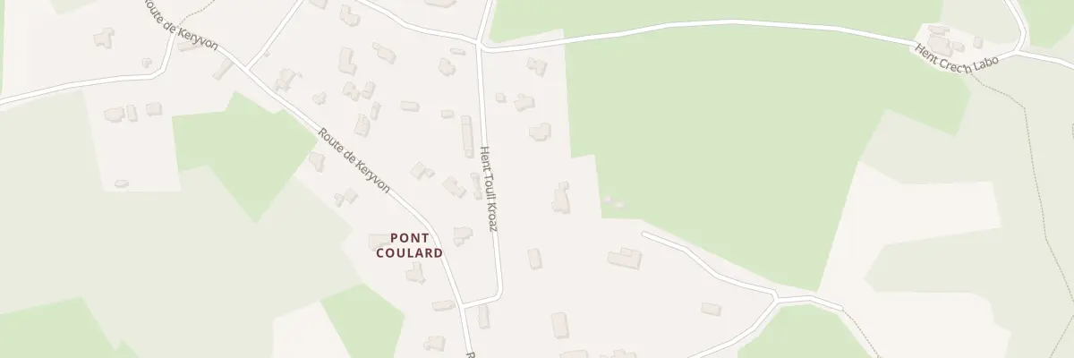 Plan du 6 Hent Toull Kroaz à Pleumeur-Bodou