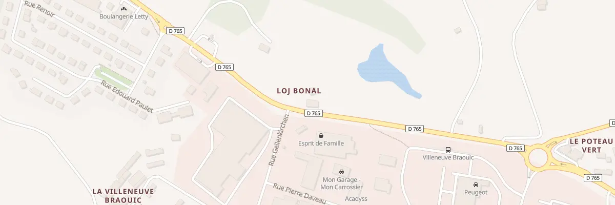 Plan du 101 Rue de Lorient à Quimperlé