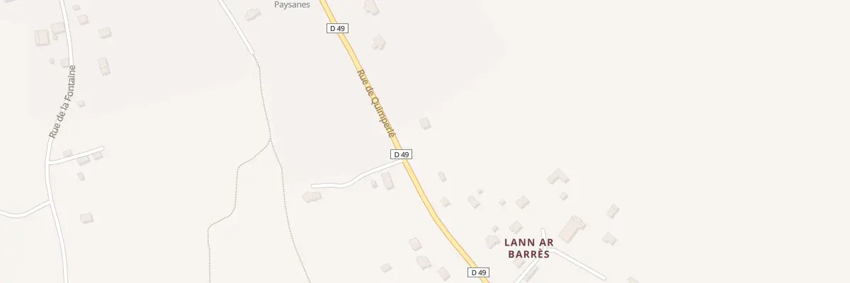 Plan du 663 Le Bourg à Querrien