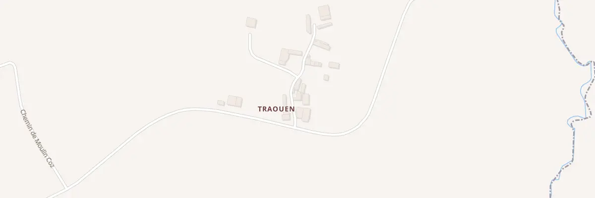 Plan du 5074 Traouen au Saint