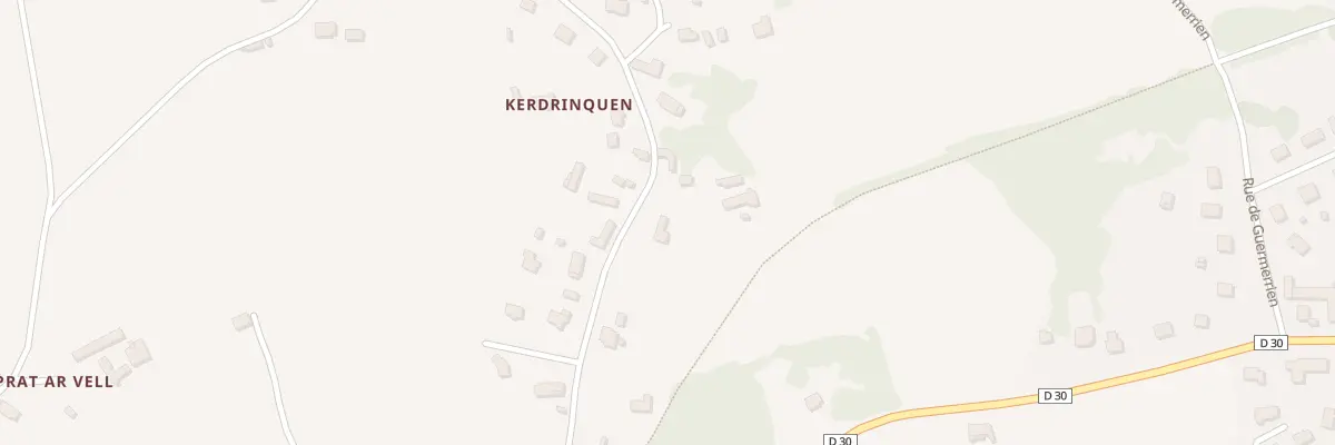 Plan du 5429A Kerdrinquen à Ploumilliau