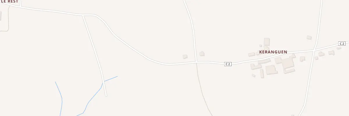 Plan du 34 Rue Keranguen à Tréméven