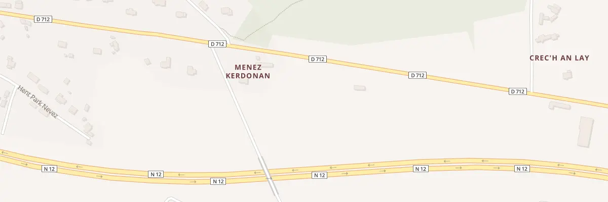 Plan du 5263 Menez Kerdonan à Plounérin