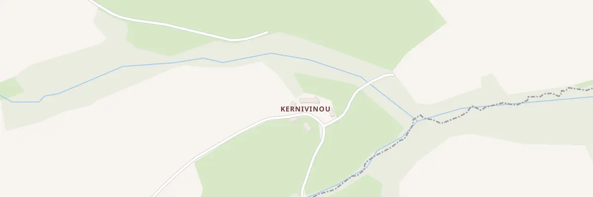 Plan du 5184 Kernivinou à Plourac’h