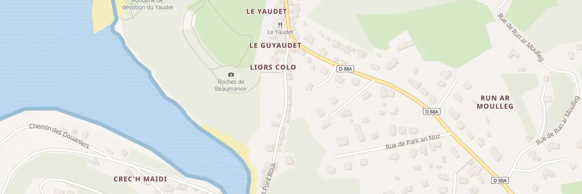 Plan du 5036 Le Guyaudet à Ploulec’h