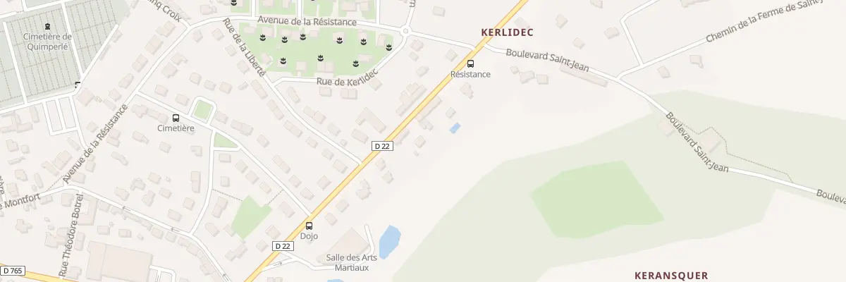 Plan du 44 Rue d’Arzano à Quimperlé