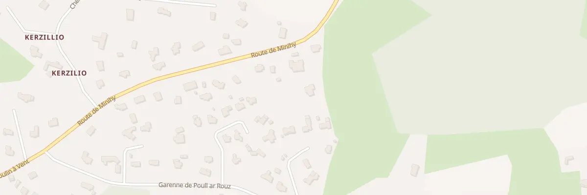 Plan du 9005 Rte de Minihy Servel à Lannion