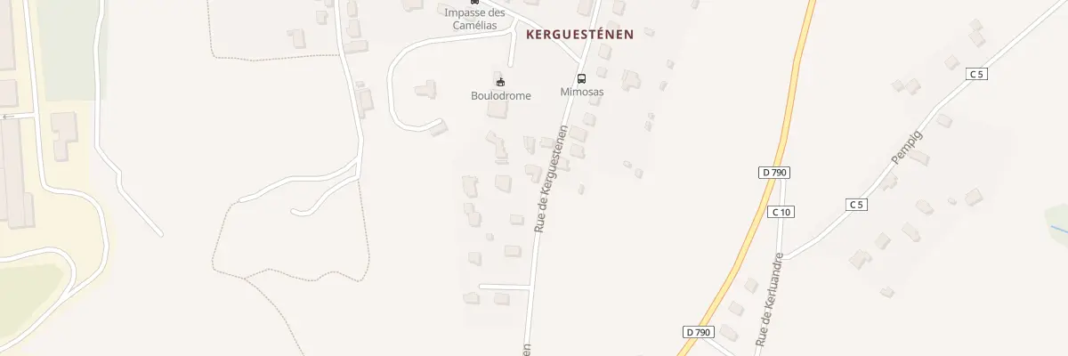 Plan du 14B Rue de Kerguestenen à Tréméven