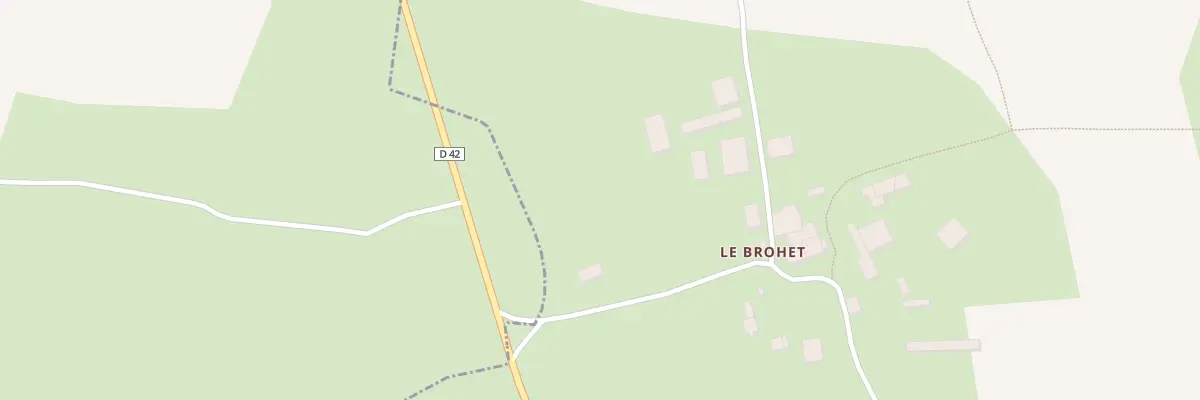 Plan du 5846 Brohet à Loguivy-Plougras