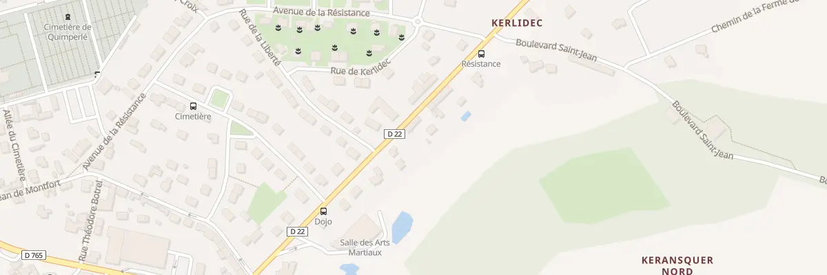 Plan du 34 Rue d’Arzano à Quimperlé
