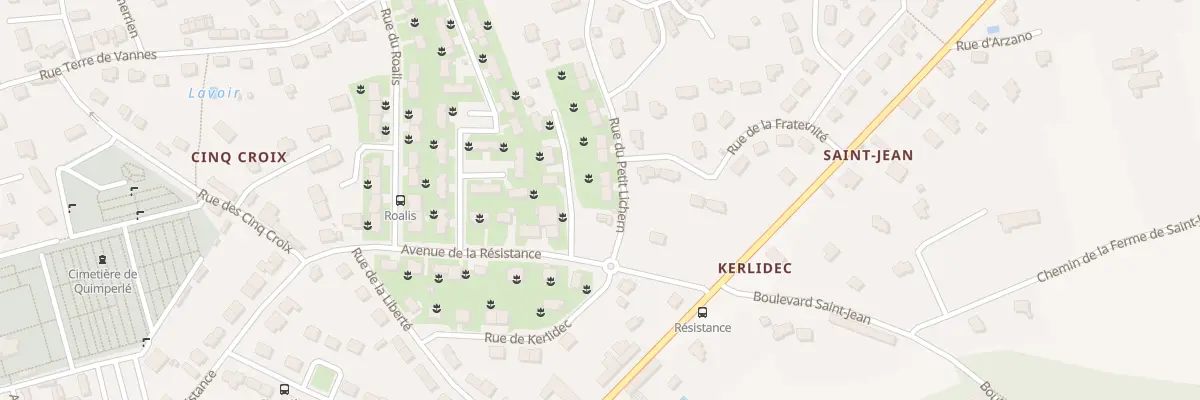 Plan du 5 Rue du Petit Lichern à Quimperlé