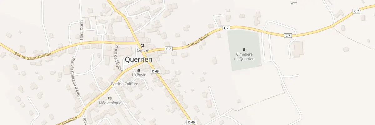 Plan du 12 Rue du Stade à Querrien
