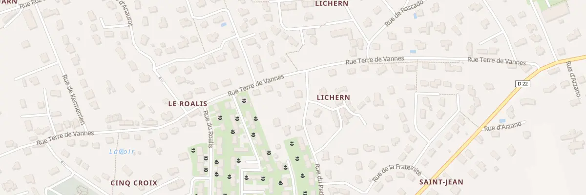 Plan du 27 Rue du Pt Lichern à Quimperlé