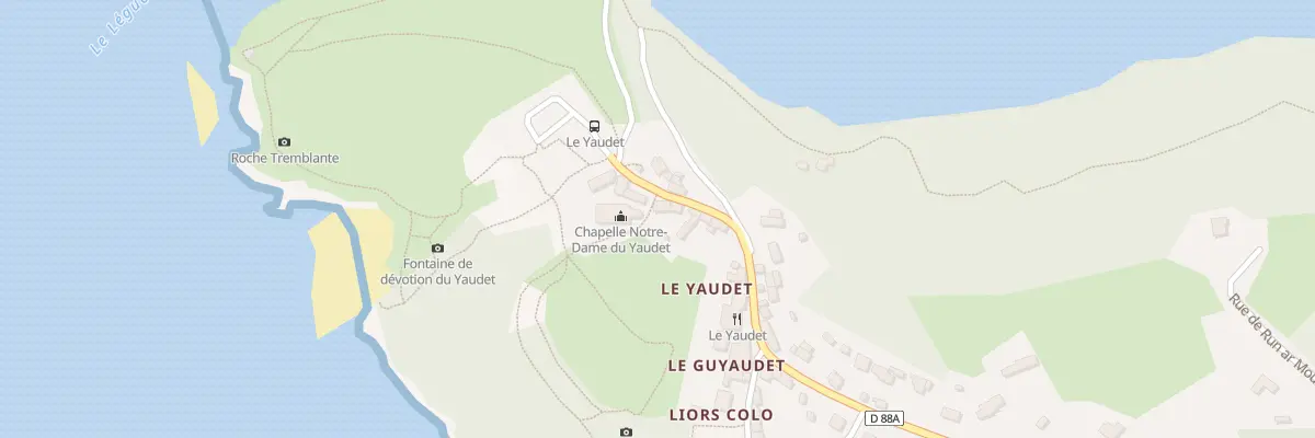 Plan du 61 Rte du Yaudet à Ploulec’h