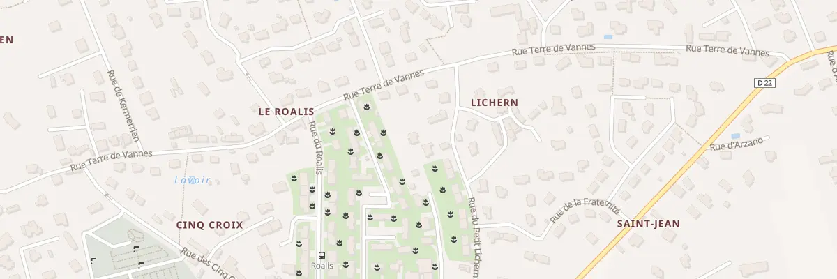 Plan du 21B Rue du Petit Lichern à Quimperlé