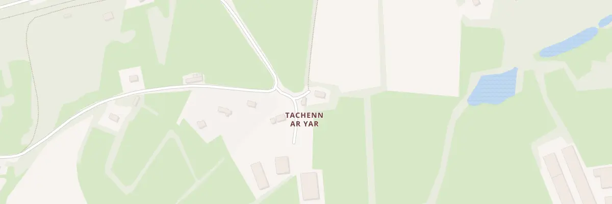 Plan du 2 Tachen Ar Yar à Treffrin