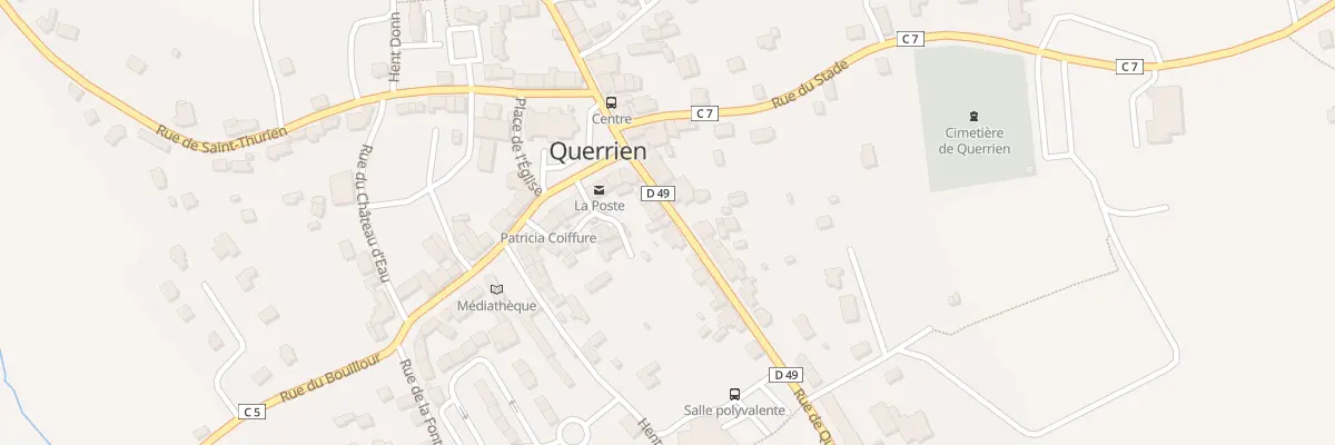 Plan du 6 Rue de Quimperlé à Querrien