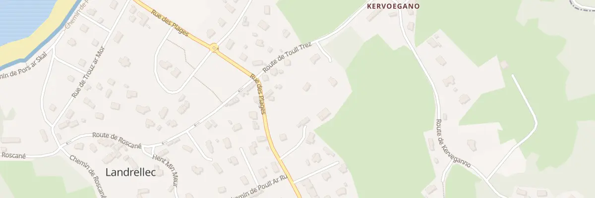 Plan du 4D Rue des Plages à Pleumeur-Bodou