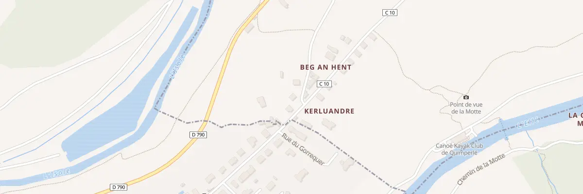 Plan du 3B Rue de Kerluandre à Tréméven