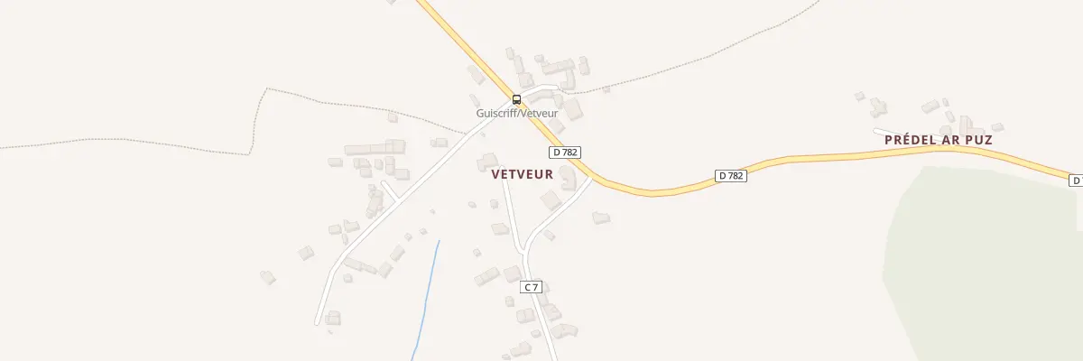 Plan du 5628F Vetveur à Lanvénégen