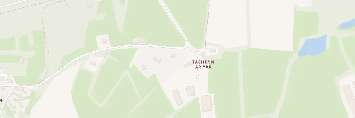 Plan du 4 Tachen Ar Yar à Treffrin