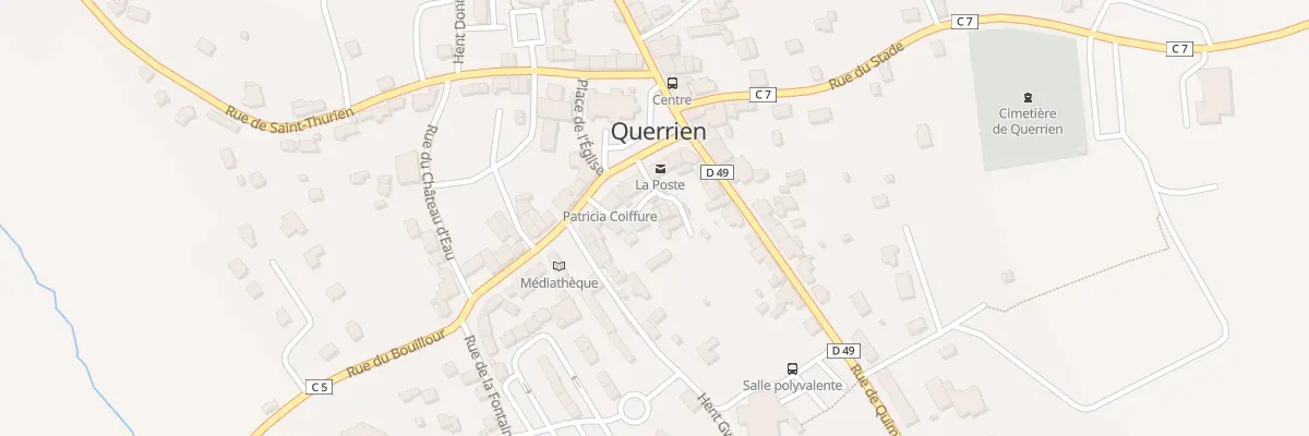 Plan du 7 Rue de Leur Goz à Querrien