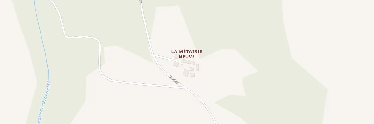 Plan du 5265 La Metairie Neuve au Faouët