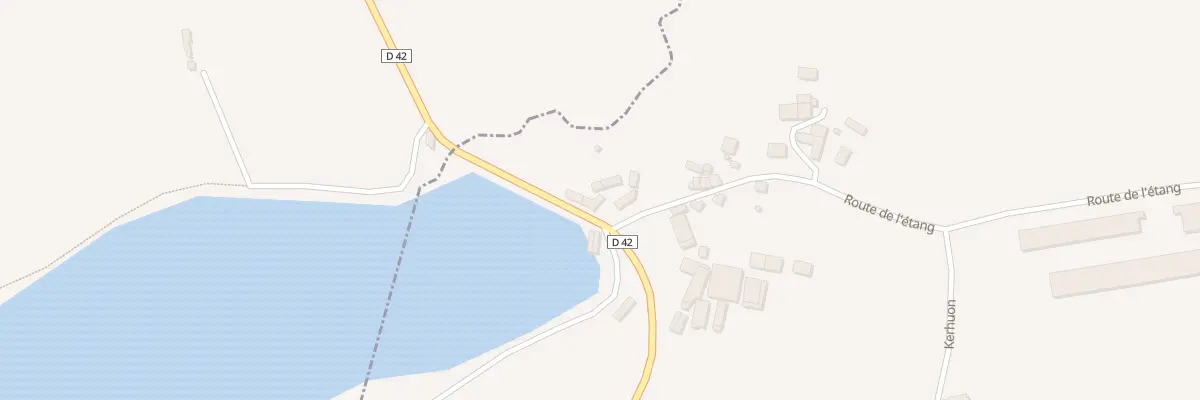 Plan du 5491 Beffou à Loguivy-Plougras