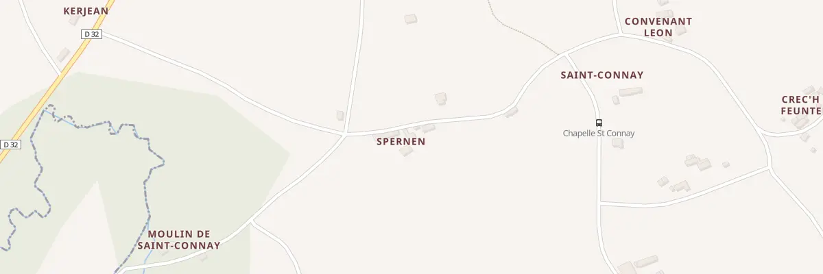 Plan du 5572 Spernen à Lanvellec
