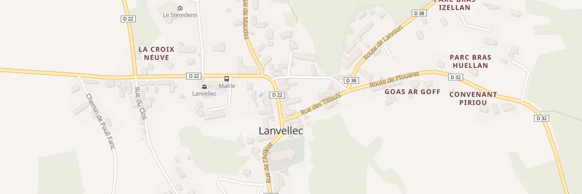 Plan du 10 Pl Place de l’Eglise à Lanvellec