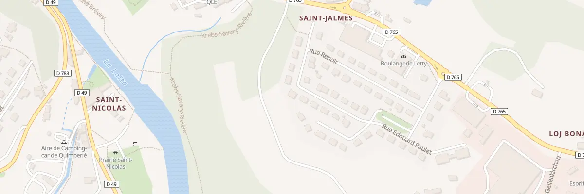 Plan du 11 Rue Pablo Picasso à Quimperlé