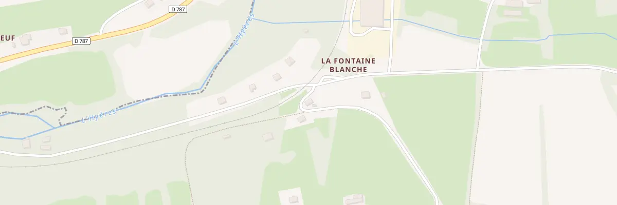 Plan du 3 La Fontaine Blanche à Treffrin