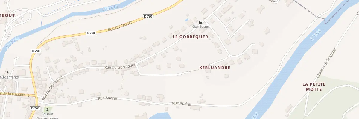 Plan du 30C Rue du Gorrequer à Quimperlé