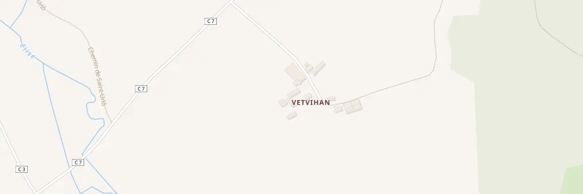 Plan du 5085 Vetvienne à Lanvénégen